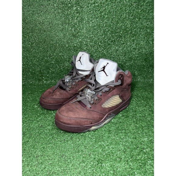 Air Jordan 5 Retro Burgundy Mens Size 8 Basketball Shoes Sneakers DZ4131-600
